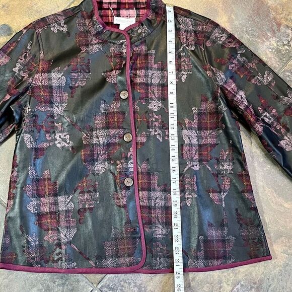Coldwater Creek Reversible Cozy Canyon Jacket Small - Picture 6 of 11